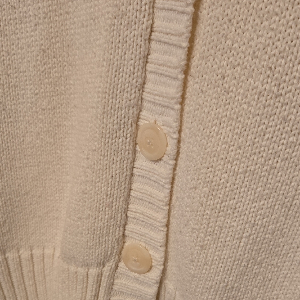 Old Navy Women's Cream Colored Cardigan - Picture 8 of 11